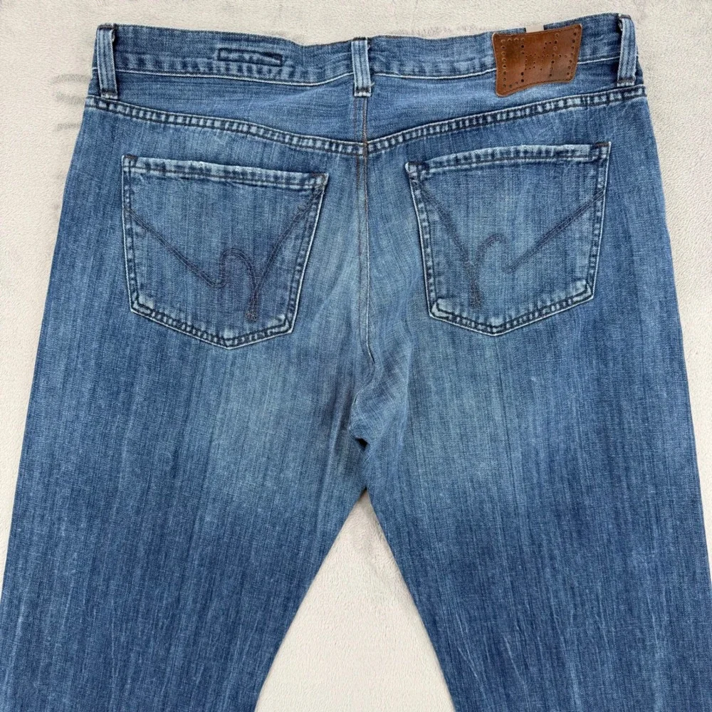 Citizens of‎ Humanity Perfect Straight Leg Jeans Blue Mens Made in USA Size 38 - Picture 7 of 16